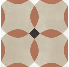 Dekorative Bodenfliese mit geometrischem Muster