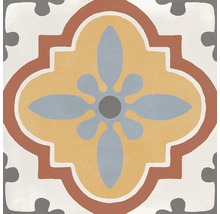 Dekorative Fliese mit floralem Muster