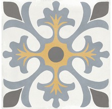 Dekorative Fliese mit floralem Muster