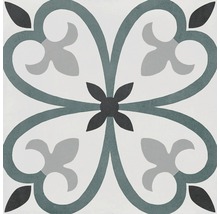 Dekorative Fliese mit floralem Muster