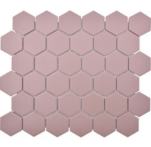 Produktbild: Keramikmosaik HX AT54 Hexagon Uni klinkerrot R1