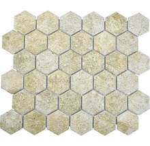 Produktbild: Keramikmosaik HX Curio GB Hexagon 32,5x28,1 cm Beige