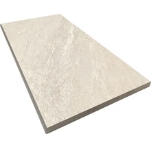 Beckenrandstein Rundform Aspen bianco 30x60 cm