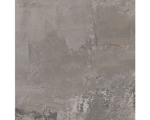 Feinsteinzeug Terrassenplatte Metallic Steel Grey rektifizierte Kante 100 x 100 x 2 cm