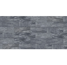 Graue Steinwandfliesen im rechteckigen Format