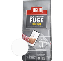 Lugato Sicherheitsfuge Flexibel, Hochleistungsfugenmörtel für moderne Beläge, ideal für Steingutfliesen, Fugenbreite bis 6 mm