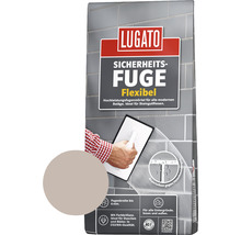 Produktbild: Lugato Fugenmörtel Sicherheitsfuge Flexibel grau 1 kg