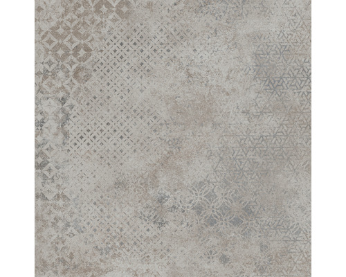 Wand- und Bodenfliese Alpha beat Grey 60x60x1cm