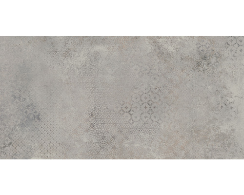 Wand- und Bodenfliese Alpha beat Grey 60x120x0,9cm