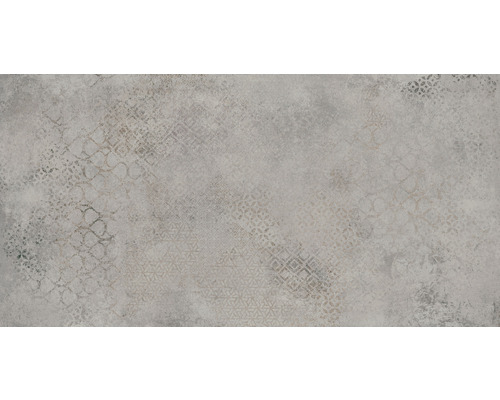 Wand- und Bodenfliese Alpha beat Grey 60x120x0,9cm