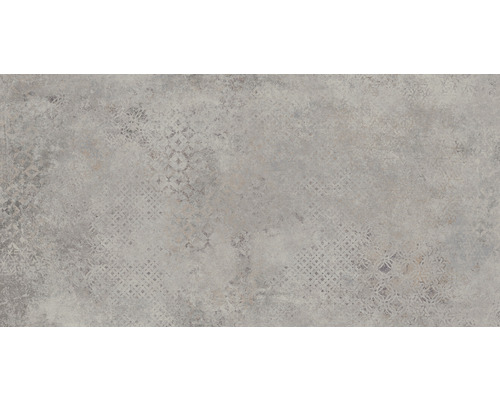 Wand- und Bodenfliese Alpha beat Grey 60x120x0,9cm