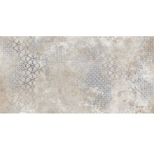 Dekorative Bodenfliese mit gemusterten Details