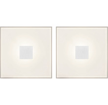 Paulmann LumiTiles LED Fliesen Square 2er-Set 100x100mm 2x20lm Warmweiß