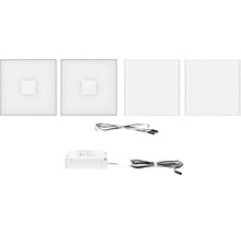 Quadratische LED-Einbauleuchten mit Zubehör