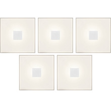 Paulmann LumiTiles LED Fliesen Square 5er-Set 100x100mm 5x20lm Warmweiß