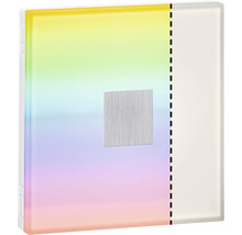 Quadratische Glasfliese mit Schalter und farbverlaufendem Design