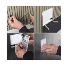 Montage einer Fliesenleuchte in einer Wand