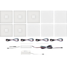 Set aus zehn LED Unterbauleuchten inklusive Zubehör