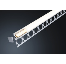 LED Profil mit Abdeckung und Endkappe