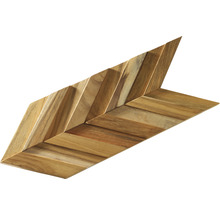 Dekorplatte aus Holz in Pfeilform