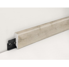 Sockelleiste mit Clipbefestigung an der Wand