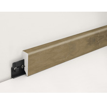 Sockelleiste aus Holz mit Befestigungsclip