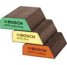 Schleifschwammset Bosch 69x97x26mm, 3-tlg.