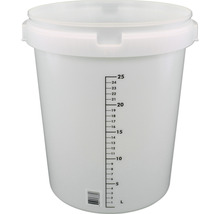 Kunststoffeimer mit Deckel und Füllstandsanzeige bis 25 Liter