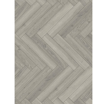 Verlegung von Bodenbelägen im Fischgrätmuster