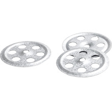 Dämmstoffteller aus Metall mit Löchern