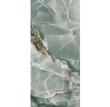 Wand- und Bodenfliese Lima turquoise 120x260cm glänzend rektifiziert
