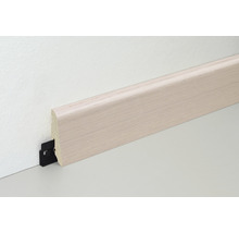 Sockelleiste aus Holz mit Befestigungsclip