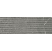Produktbild: Wandfliese Dolomiti Dekor Blind anthracite 30x90cm matt rektifiziert