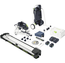 Akkukap- und Gehrungssäge-Set mit Zubehör von Festool