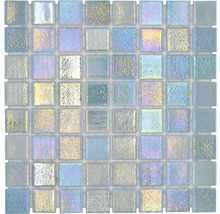 Glasmosaik VP55383PUR Quadrat ECO Shell CRYSTAL 38 PUR 31,6x31,6cm