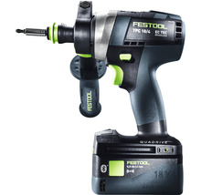 Festool Akku Schlagbohrschrauber mit zusätzlichem Handgriff