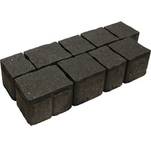 Zehn Pflastersteine aus Beton