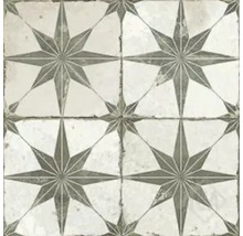 Dekorative Bodenfliese mit Sternmuster