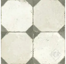 Fliesenmuster mit achteckigen und quadratischen Formen