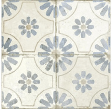Fliesenmuster mit Blumenornament