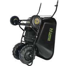 Elektro-Motorschubkarre mit Mulde und Rädern