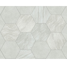 Sechseckige Fliesen mit Marmoroptik