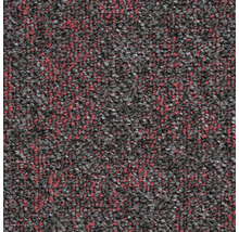 Teppichfliese Marble 120 grau-rot 50x50 cm