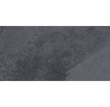 Nahaufnahme einer dunklen Schieferfliese.