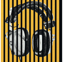 Akustikpaneel digital bedruckt Headphones 1 19x572,5x572,5 mm