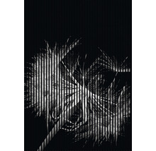 Abstraktes Wandbild mit Pflanzenmotiv