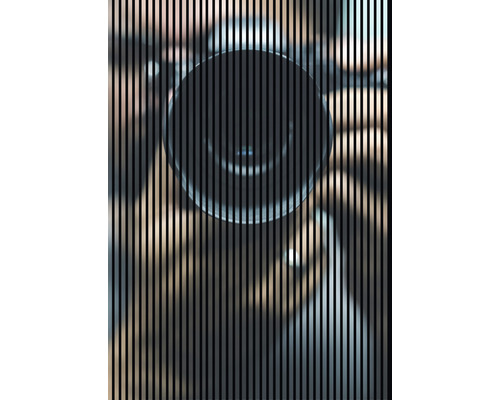 Produktansicht durch ein Gitter