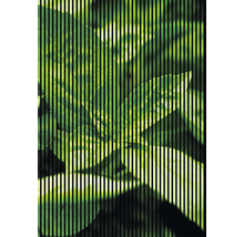 Blattmuster mit Streifen