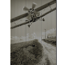 Flugzeug über Ackerland, abstraktes Design