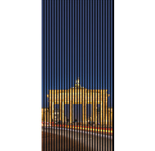 Brandenburger Tor in Berlin hinter schwarzen Lamellen